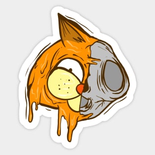 Cat Zombie Sticker